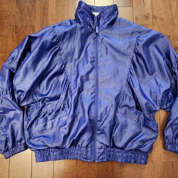 Adidas 80's women's purple jacket vintage retro - Picture 1 of 7